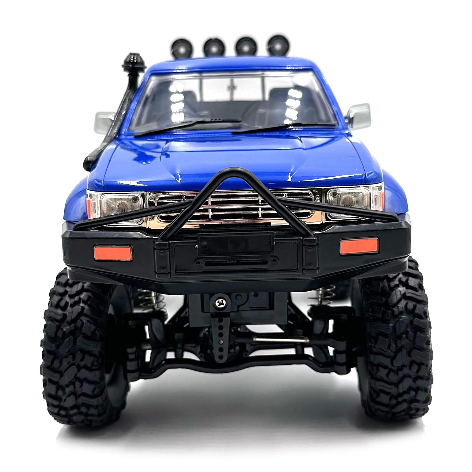 Hylukon RC Crawler Offroad RC Truck, 1:16 Scale 2.4GHz RC Pickup Truck with LED Headlights, 4x4 All Terrain RC Rock Crawler RTR Hobby RC Crawlers Gifts for Adults