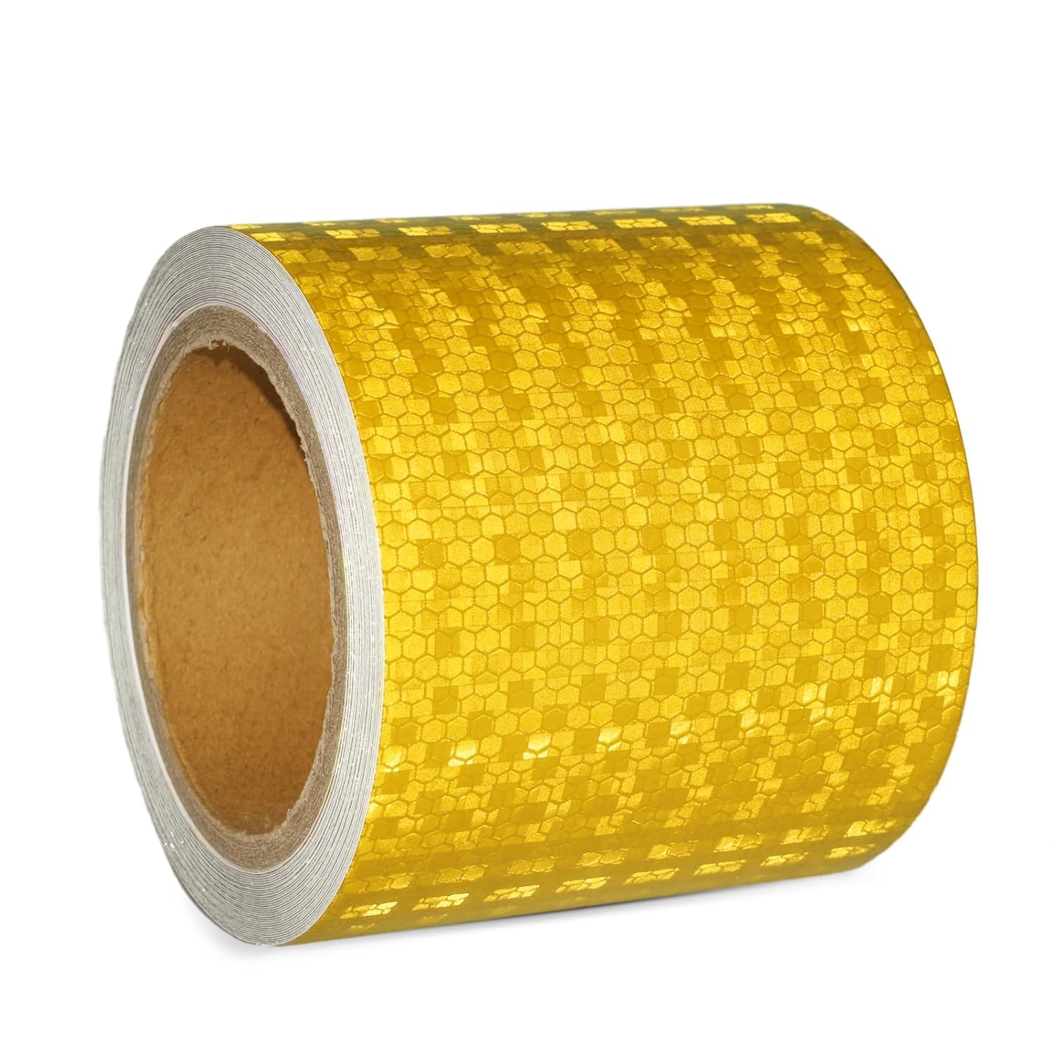 XFXIA Reflective Warning Tape 4" X 33ft (Yellow, 15cm*20m)