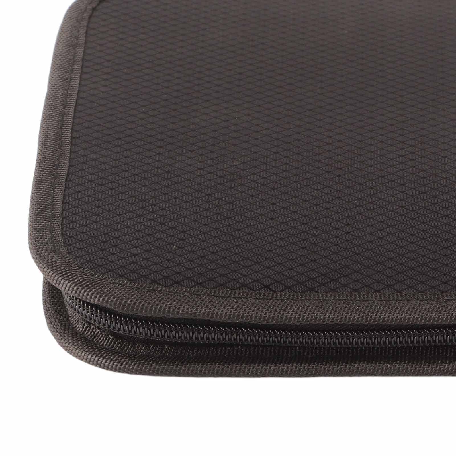 Ejoyous Astuccio per Matite, Astuccio in Tela 72 o 120 Scomparti con Supporti Elastici Individuali Portaoggetti Pieghevole con Cerniera Organizzatore di Grande capacità per Studenti Artisti Schizzi