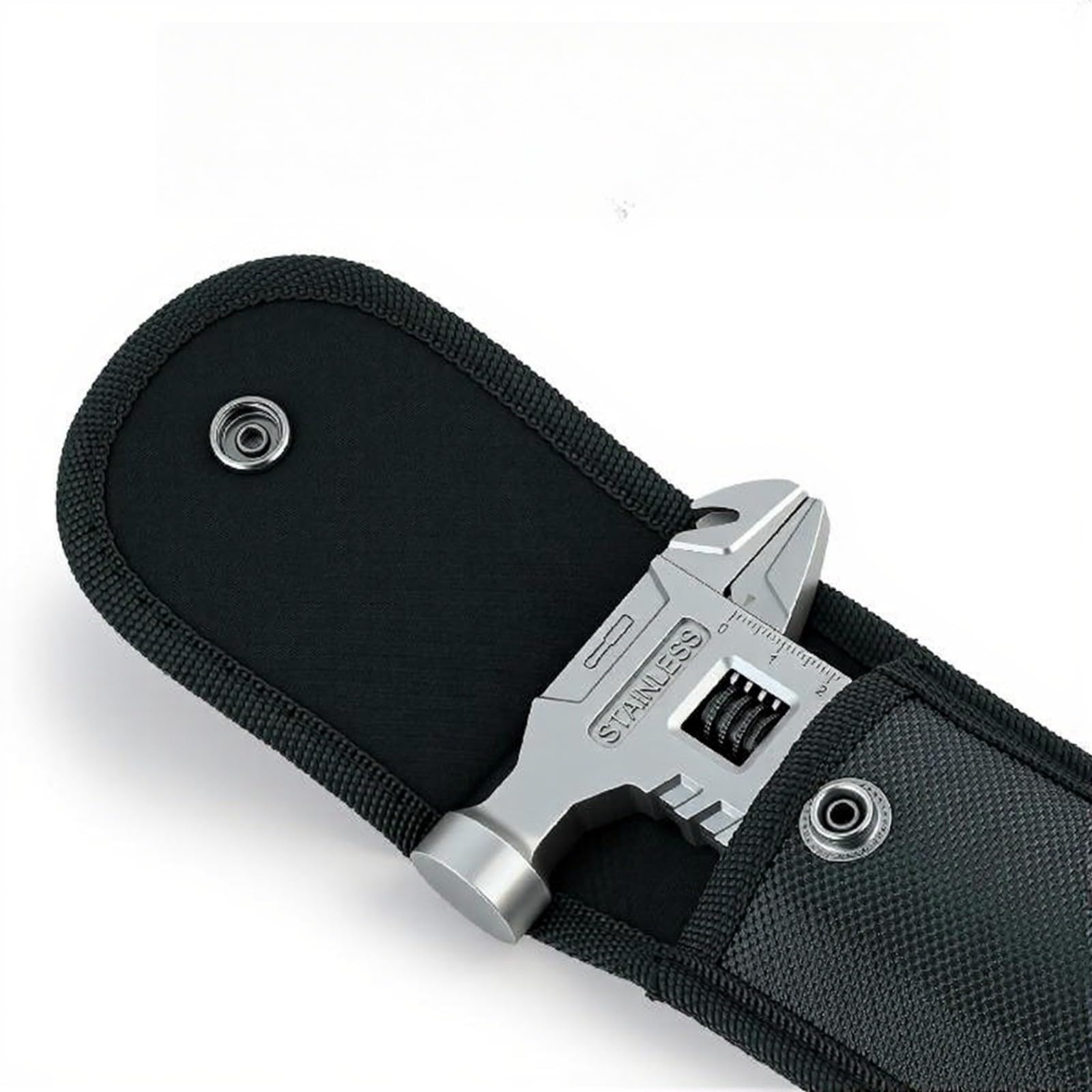 Martillos multifuncionales, Kit De Destornillador Plegable Con Alicates Martillo Multiherramienta 18 En 1(Black)