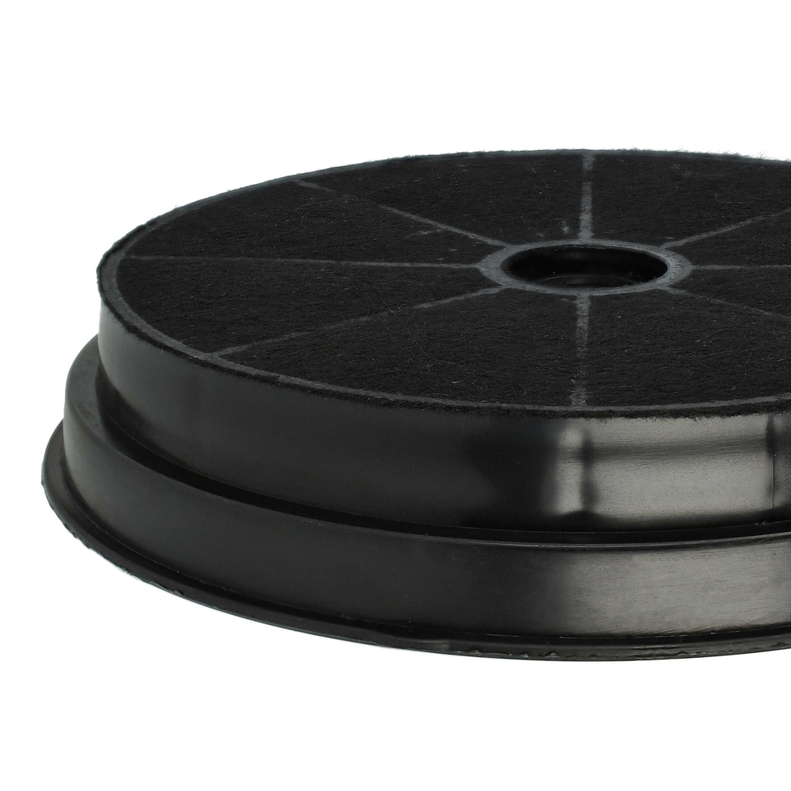 vhbw 4 x filtr z węglem aktywnym kompatybilny z Beko BNO 90 I, CCP 6460 X, BNO 62 I, CCP 8480 X, CWB 6435 X, CWB 9438 X okapy kuchenne-19 cm