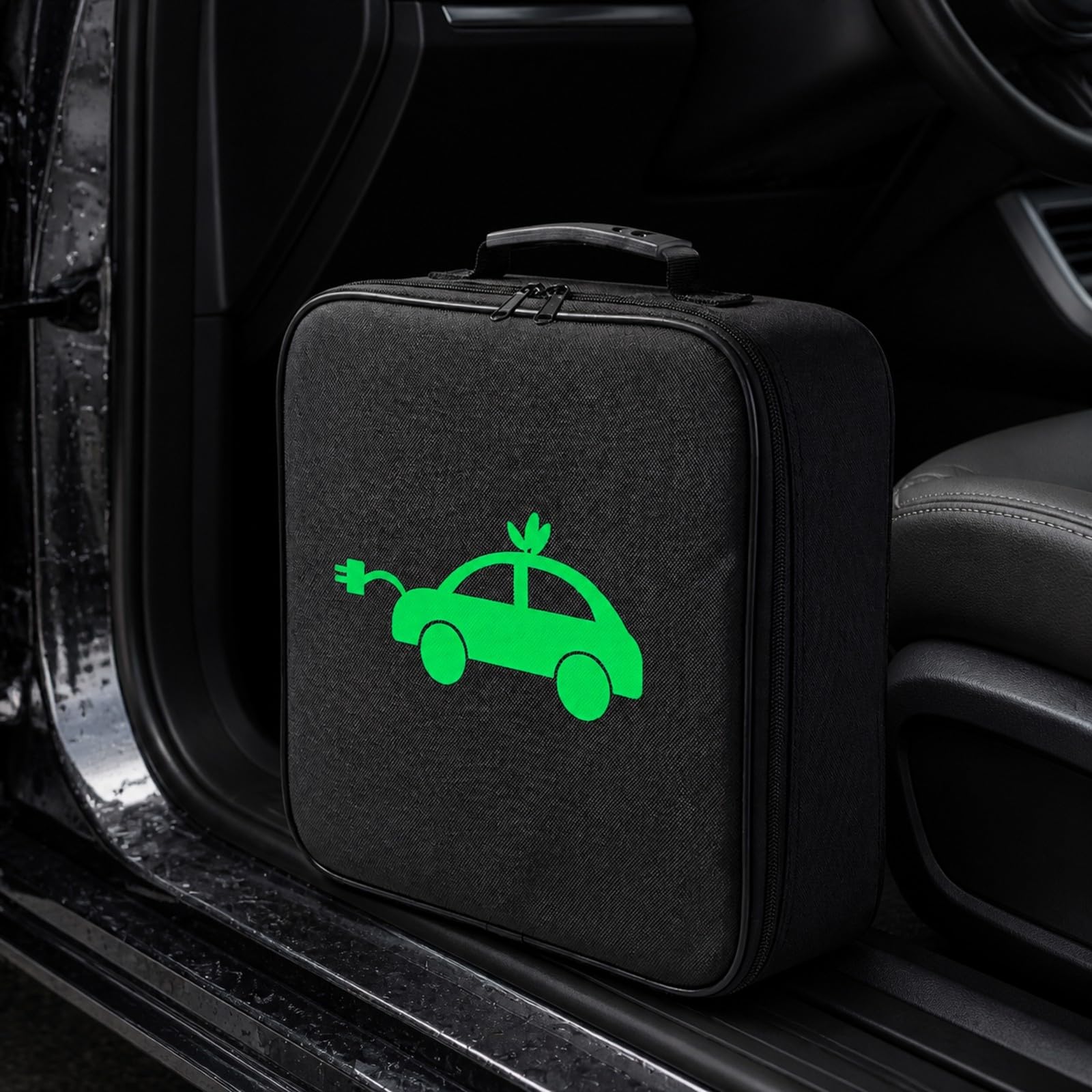 Organizador Cables Portátil Morno | la sorganización en el baúl, Bolsa la Oxford con Asa, Impermeable, para Viajes por, Redondo 1 Capa