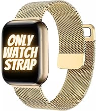 FOLX FMS1210 Metal Stainless Steel Milanese Magnetic Straps / Heavy Chain Bands Compatible With Apple iWatch Band For Men Women Unisex, Replacement Straps 49mm 45mm 44mm 42mm 41mmm 40mm 38mm For iWatch Series Ultra/8/7/6/5/4/3/2/1/SE/SE2【  Only Strap For 