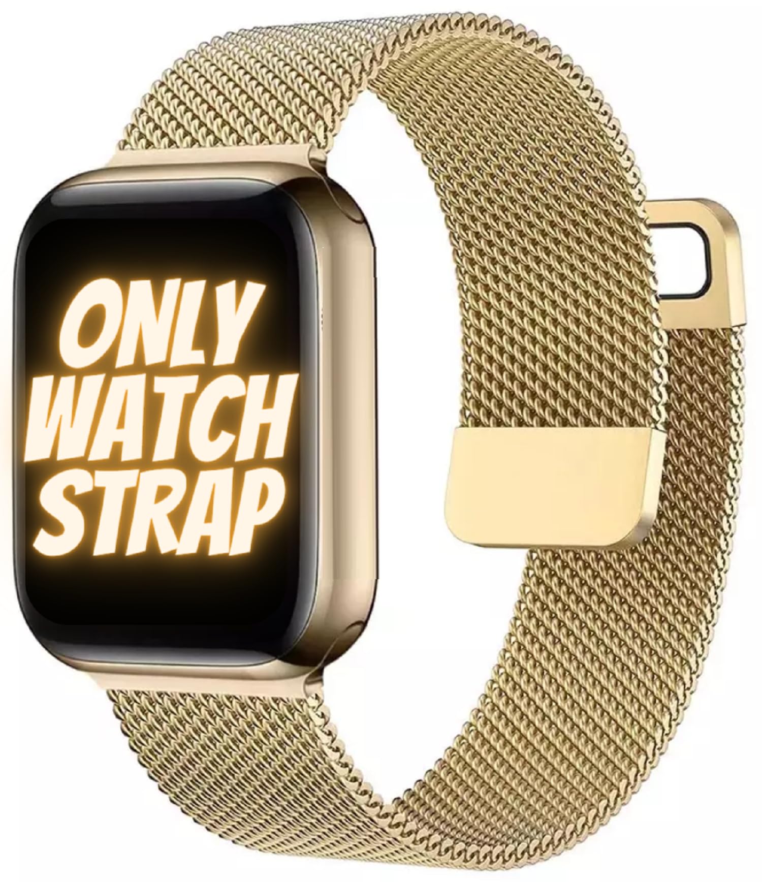 AMiRiTE AMS02 Metal Stainless Steel Watch Band Compatible With Apple iWatch Series 7 6 5 4 3 2 SE,【 Only Metal Strap for Apple iWatch WATCH NOT INCLUDED 】 (38MM 40MM 41MM, GOLD) (B0B8NYV2P1) Amazon Price History, Amazon Price Tracker