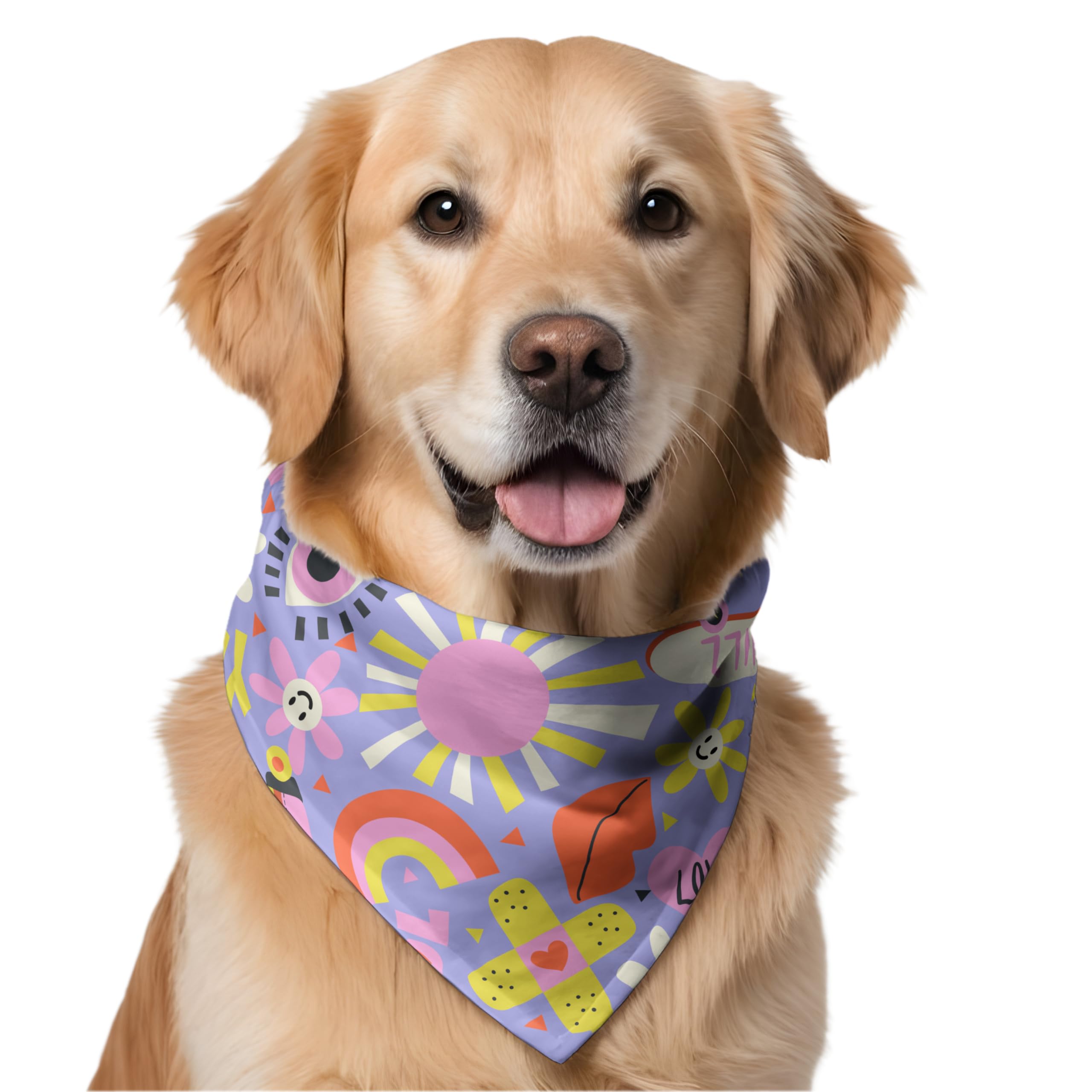 W Brings Love & Chill Gorgeous Dog Bandana Scarf | This Stunning Gorgeous Dog Bandana Scarf is Perfect for Your Dog’s Day Out. One Size Fits All. (B0CWYHHS6D) Amazon Price History, Amazon Price Tracker