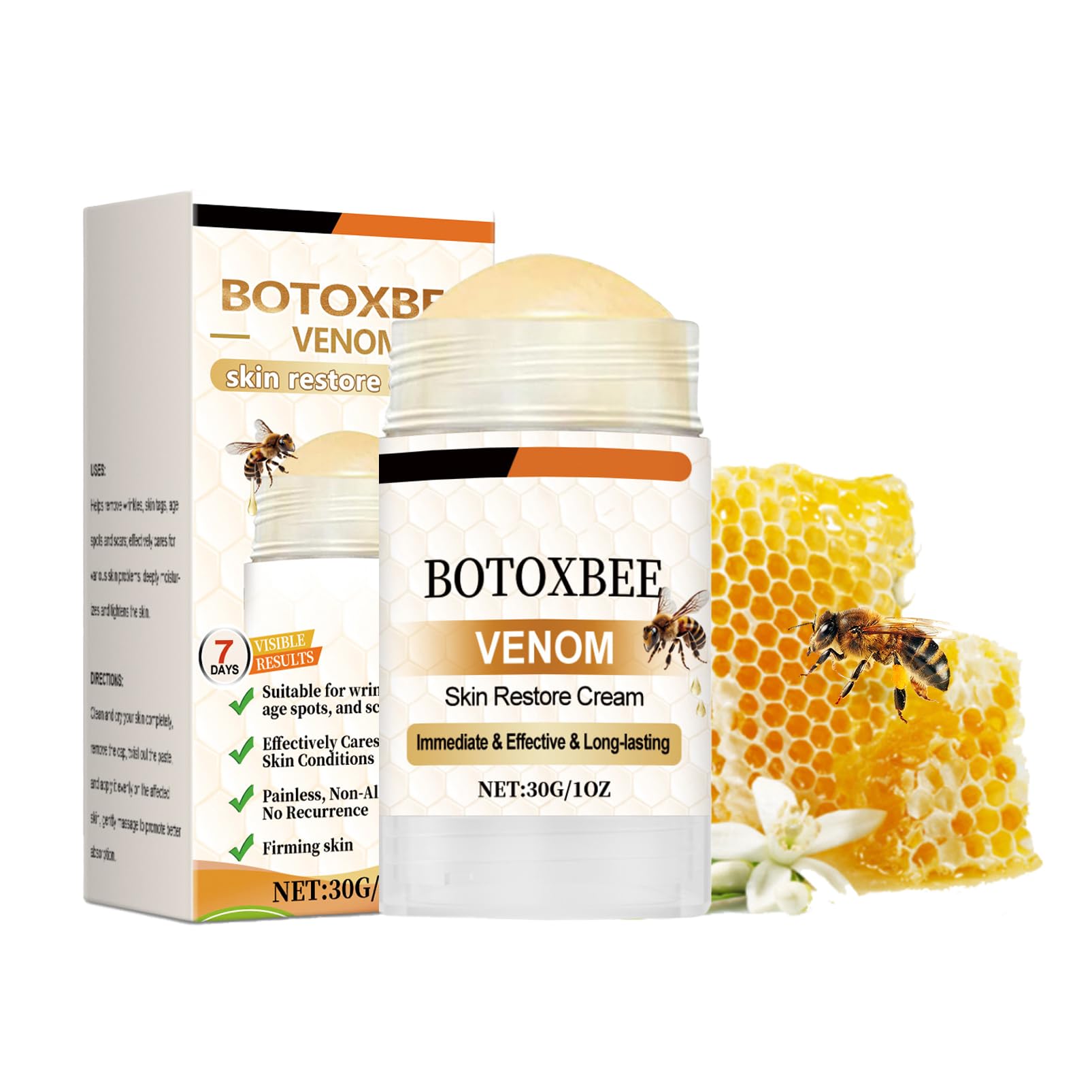 Bee Venom Firming Serum Stick, Flysmus Firming Serum Stick, Skin Tightening Cream For Face