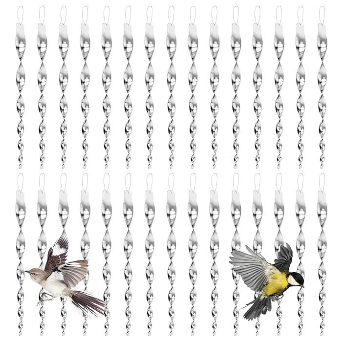 Buy Mageloly 30 Pack Bird Scare Rods, Bird Deterrent Devices Control