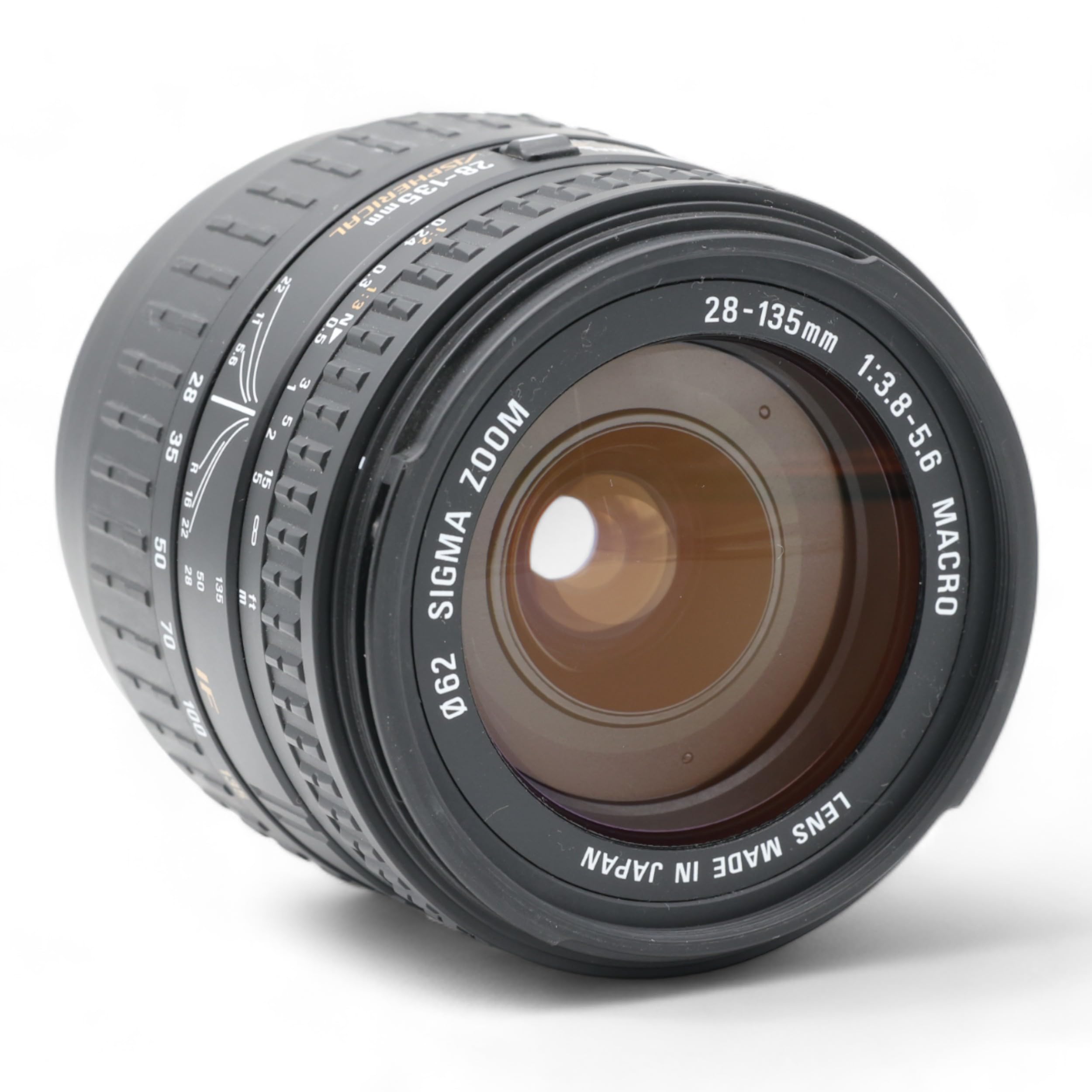 Sigma 28-135/3.8-5.6 aspherical IF macro lens for Canon