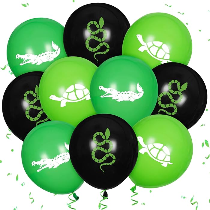 Buy 40 PCS Reptile Swamp Birthday Party Balloons Decorations Jungle buy-40-pcs-reptile-swamp-birthday-party-balloons-decorations-jungle