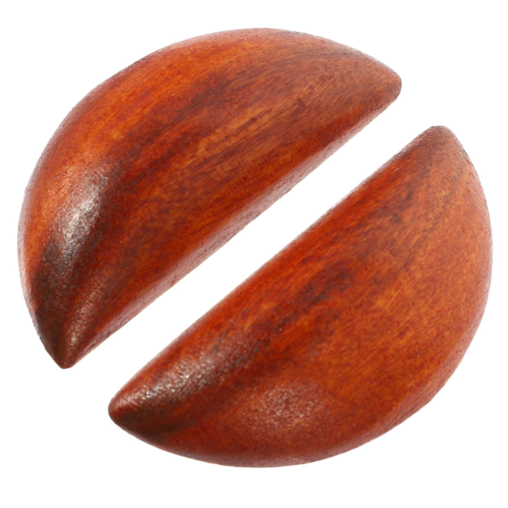 ULDIGI 1 Pair Sacred Gua Cup Yin Yang Divination Cups Mug Taoist Divination Supplies Feng Shui Money Amulet Gnomes Divination Tool Chinese Decorations Communion Yang Cup