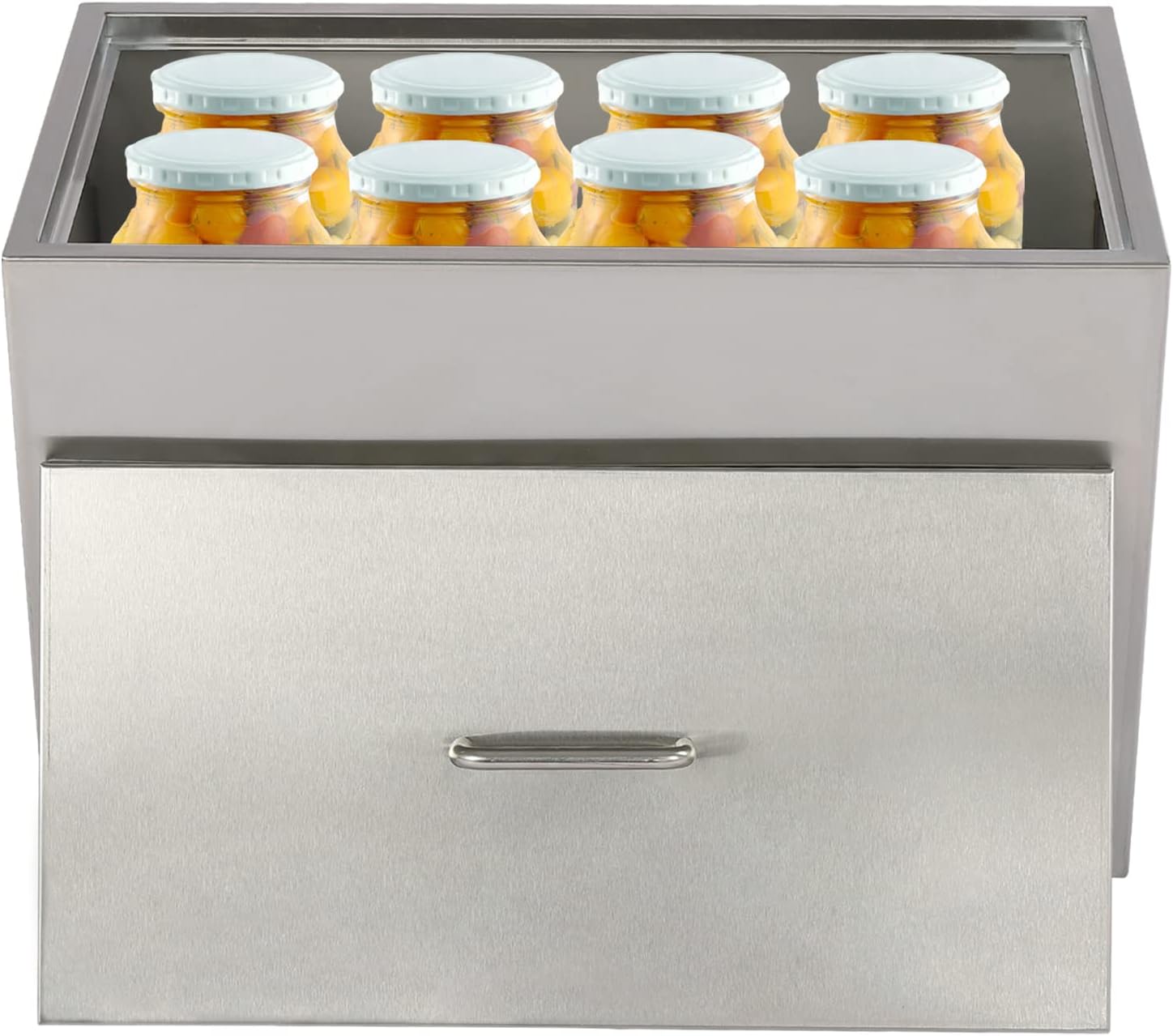 Sterilisateur (Water Bath Canner) VEVOR 15 Quarts (49L) - Inox Avec Grille Et Couvercle - Pour Conserves Maison