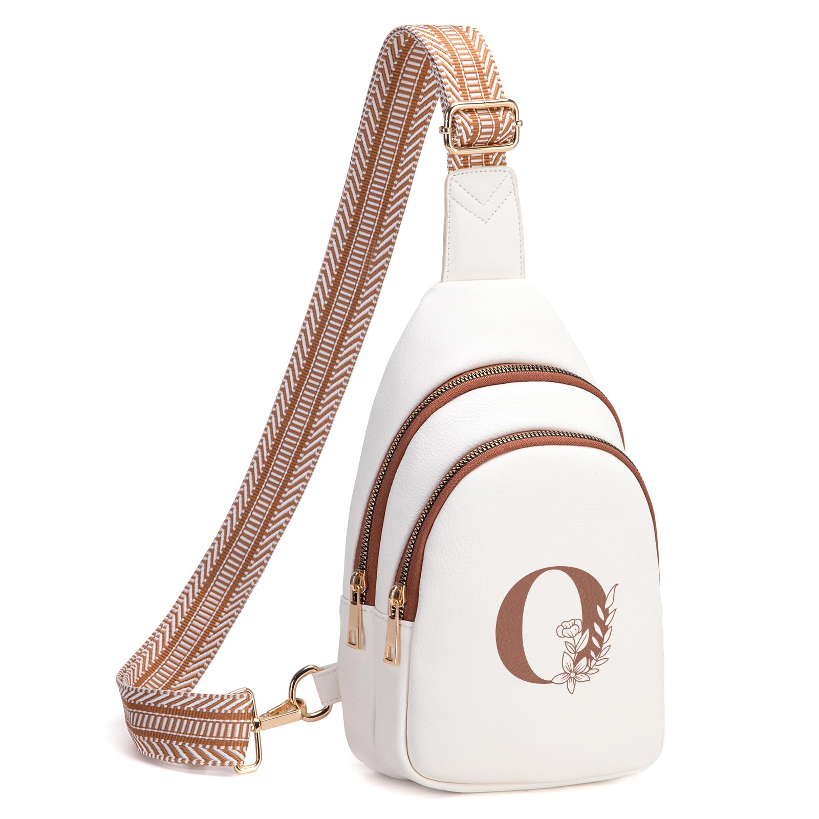 Viverte Crossbody Bags for Women Initial Sling Bag Cross Body Fanny Packs Personalized Gifts for Mom Women Wife