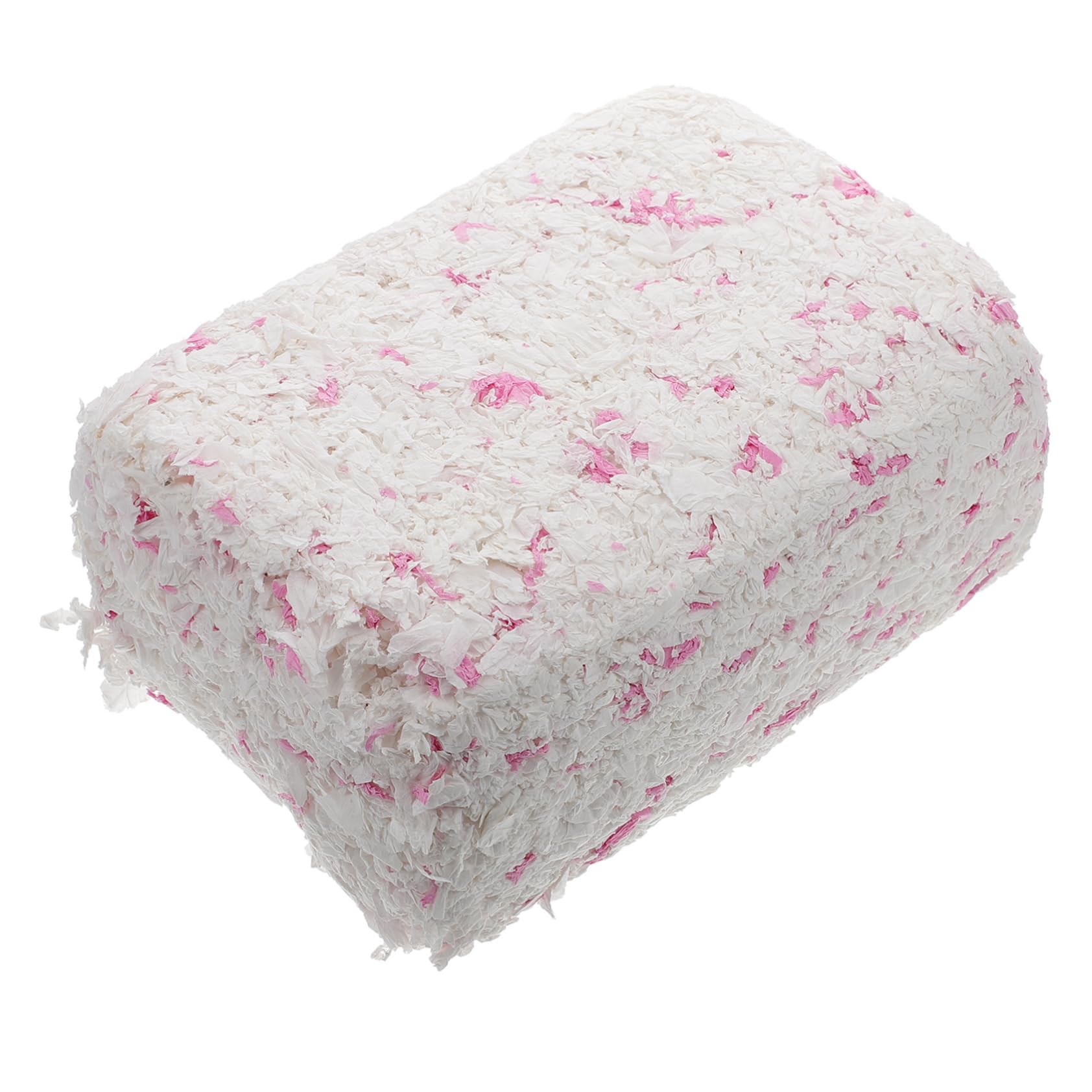 Lettiera in Carta Bianca 450g, Materiale da Nido per Gerbilli e Cincillà, Assorbe L’umidità e Mantiene Pulita la Gabbia per Animali Domestici