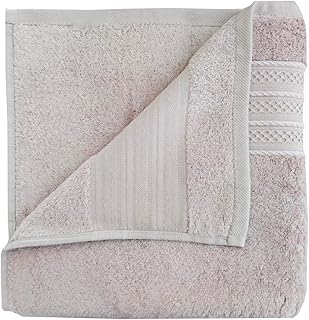 بشكير حمام قطن 100% من المأمون، لون بيج مقاس 70 سم × 1.30 متر