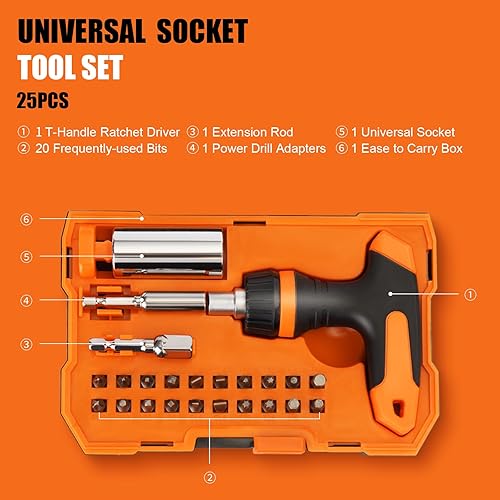 Miniatura 3 de Relleno de calcetines para adultos, hombres y mujeres, herramienta de enchufe súper universal, regalos de Navidad para papá, esposo, manitas, juego