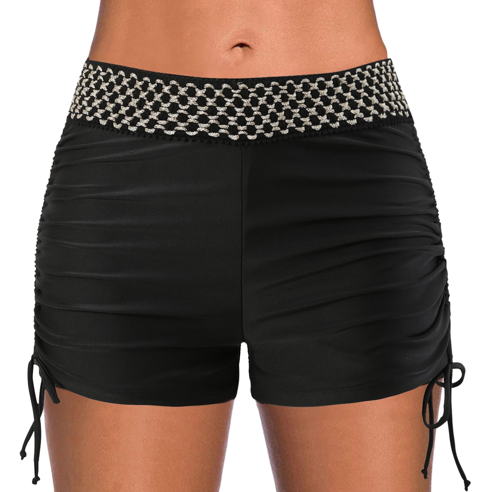 Shorty Bain Femme Maillot De Bain Short - Tankini Sport Grande Taille