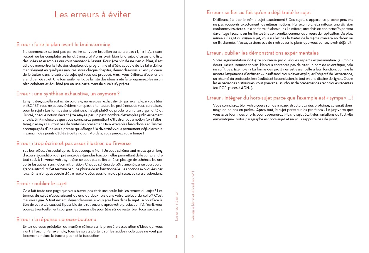 Réussir à l’écrit et à l’oral en SVT: Capes, agrégation, prépas