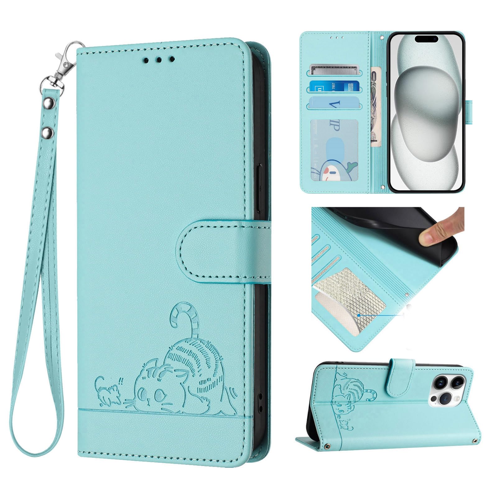 Amazon.com: bojioderf PU Leather Compatible with Vivo iQOO