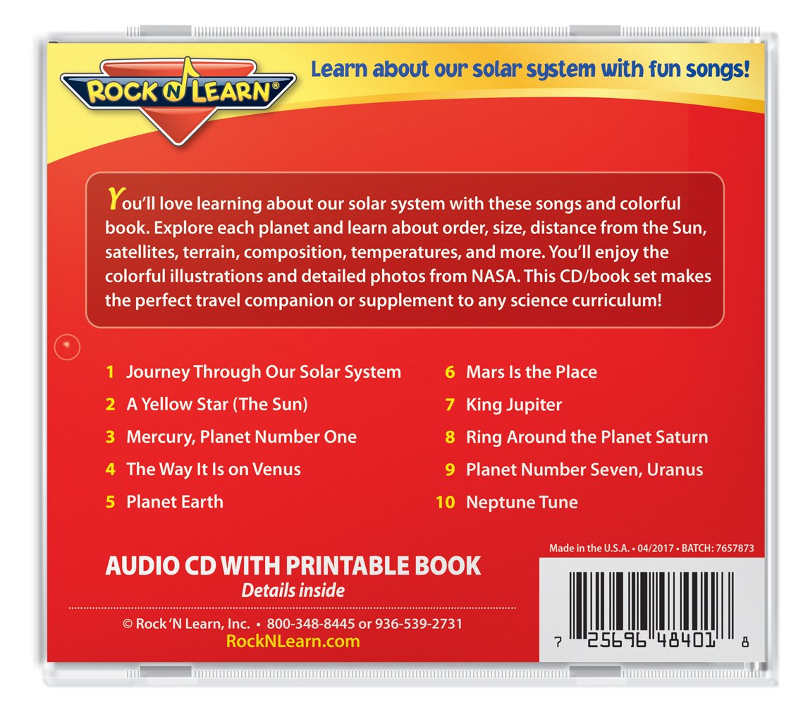 Amazon.com: ROCK N LEARN Earth Science & Solar System Set - Earth