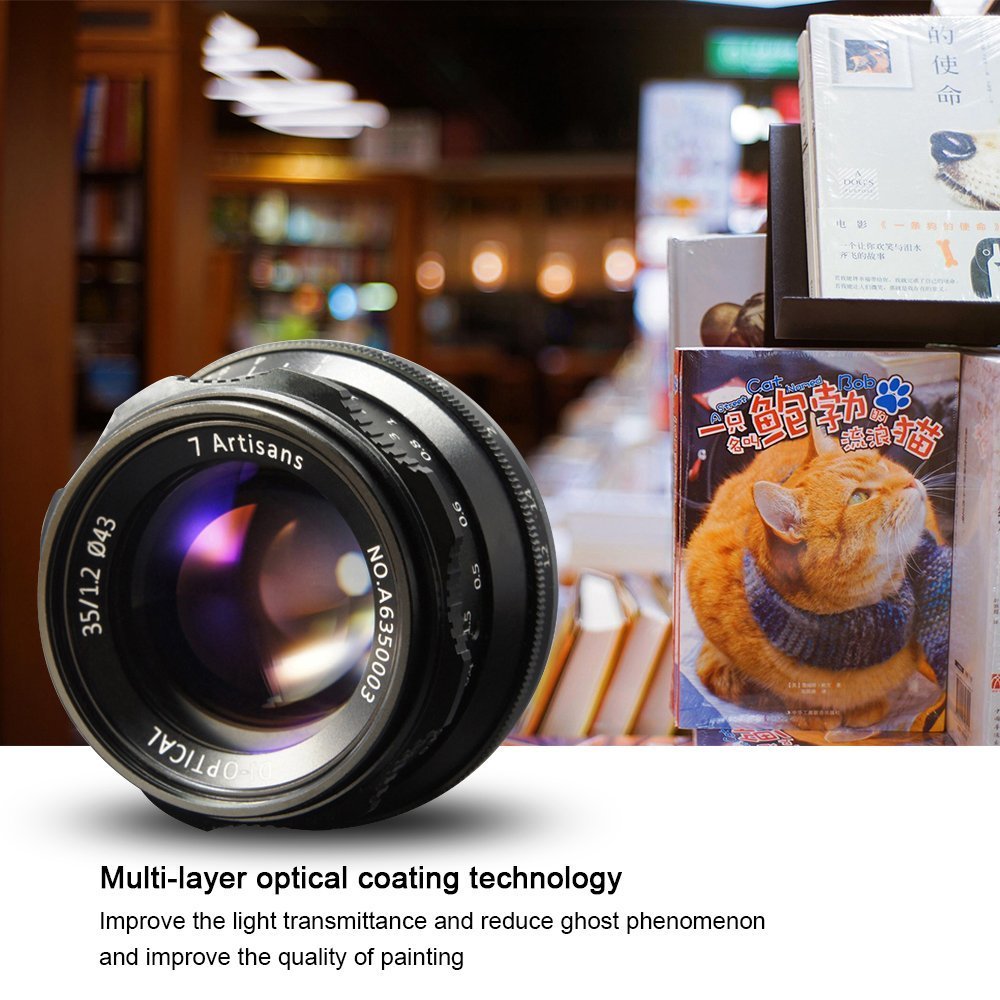 Amazon.co.jp: 7artisans 光電 35mm f/1.2 レンズ Canon EF-M