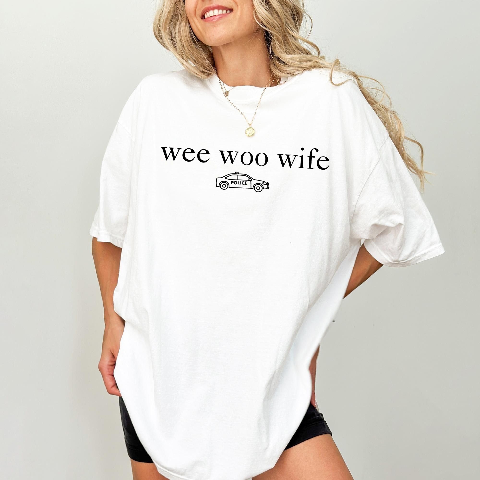 Police Wife Tee Comfort Colors – W …