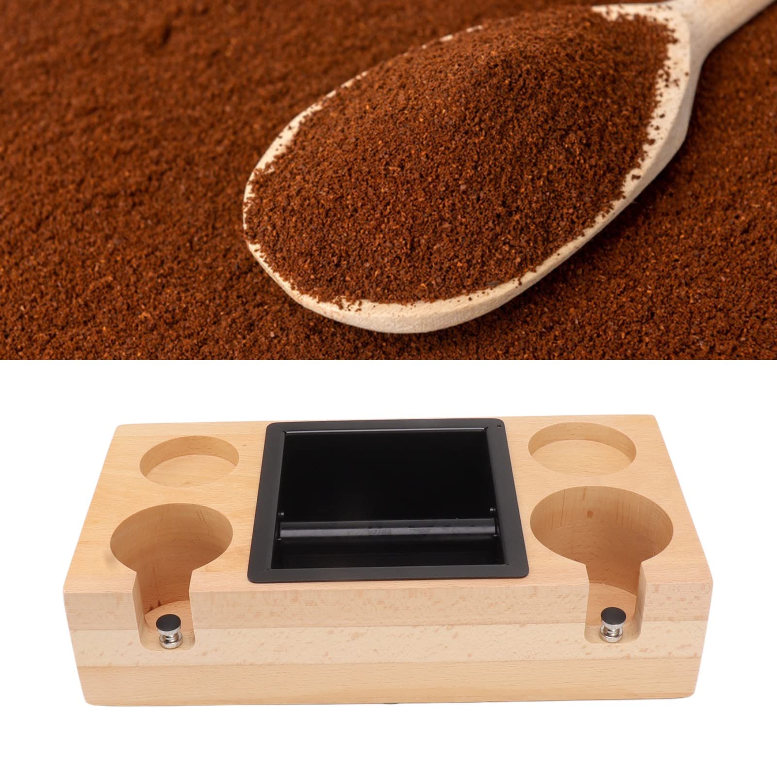 Soporte de Manipulación de Café, Soporte de Manipulación de Café, Soporte de Manipulación de Filtro de Café de Madera, Soporte de Alfombrilla de Manipulación de Café, Estación de Manipulación de Café