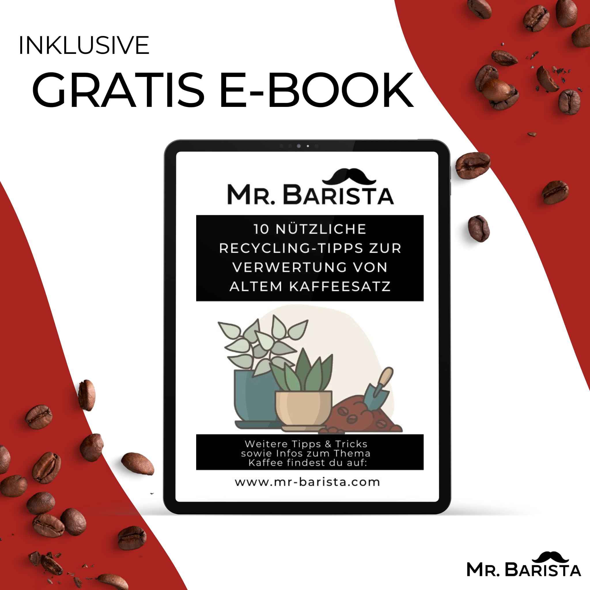 Mr. Barista® Profesjonalna mata silikonowa Barista z krawędzią, mata do ubijania sitka, akcesoria barista czarna, L 30 x 15 x 3 cm, idealna dla fanów kawy