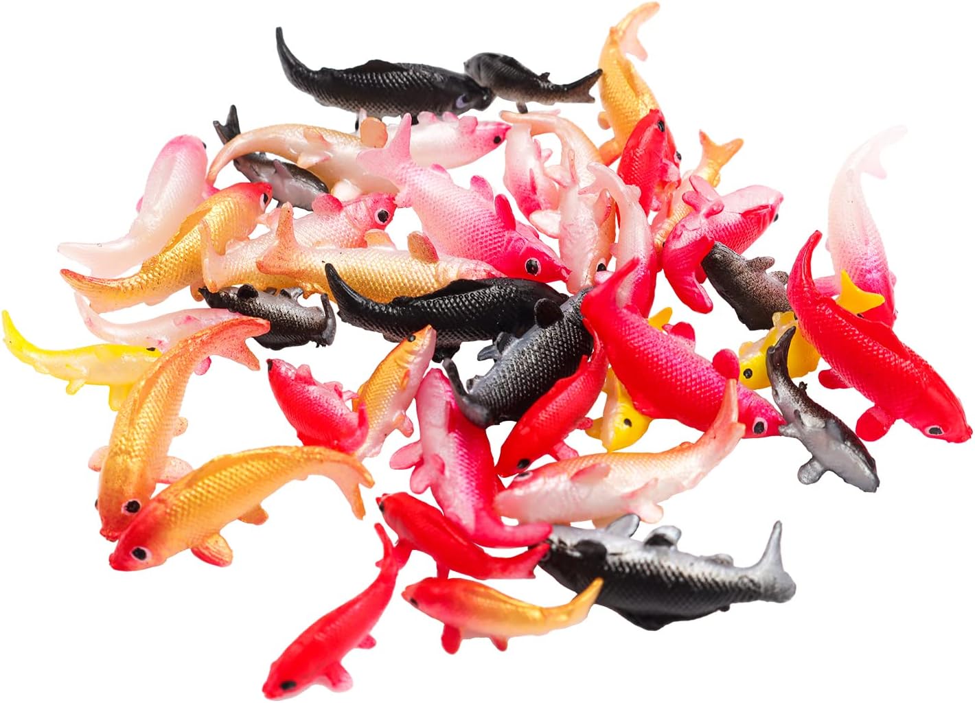 BRIGHTFUFU 2er Set Kristall Koi Fisch Figuren - Glücksbringer Deko Für Zuhause & Büro