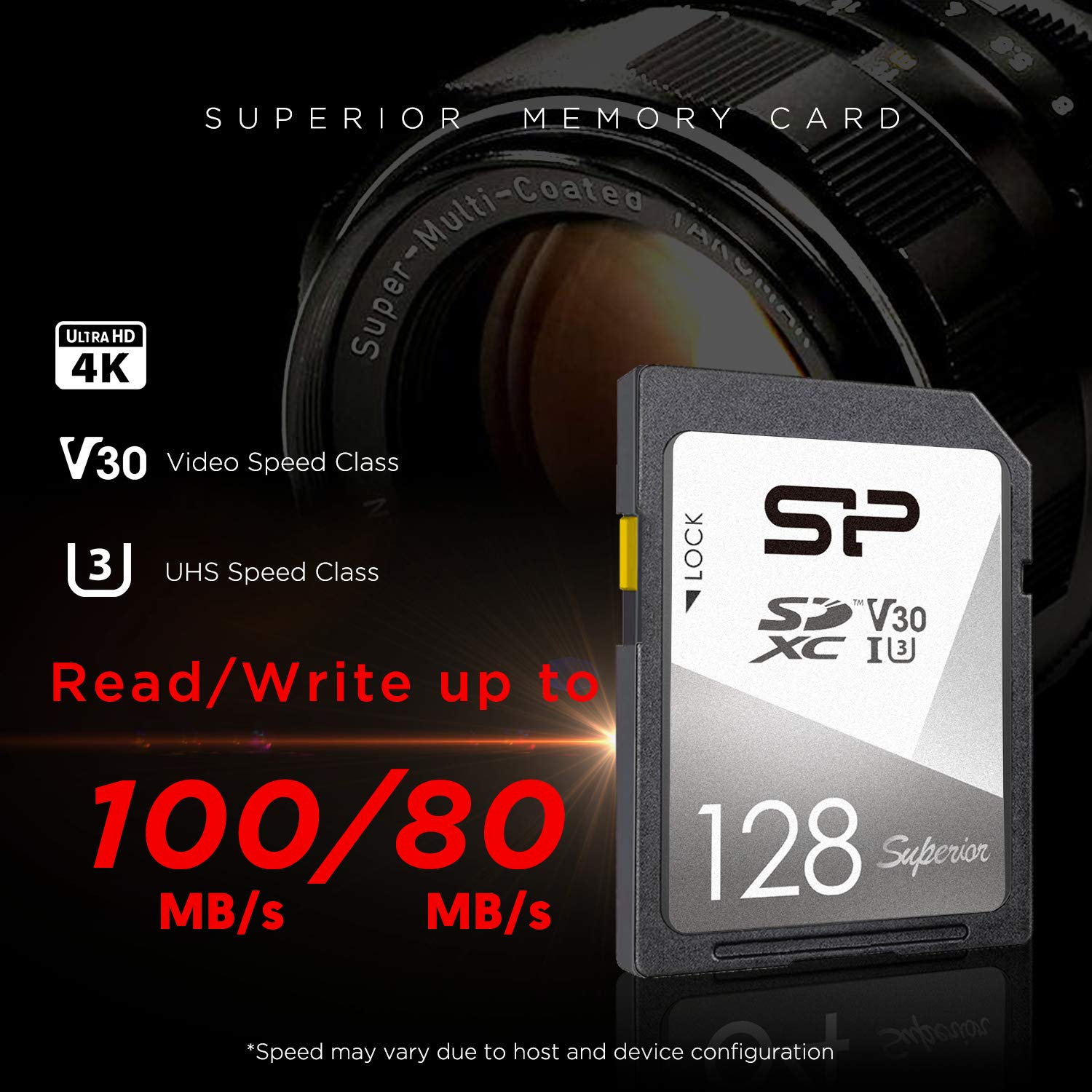 Scheda Di Memoria SanDisk Extreme 128GB SDXC 4K UHD 150MB/s Lettura