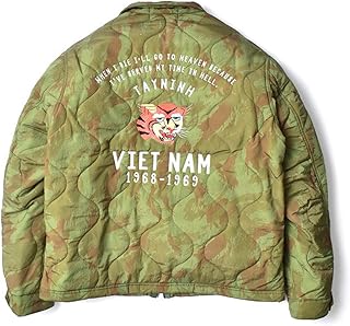 [モートガレージ] ベトジャン 中綿 アウター メンズ （ ライトアウター・撥水加工・刺繍 ）