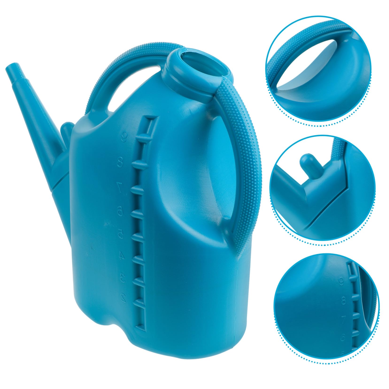 Bouteille d'Arrosage pour Fleurs 10L en Plastique à Long Goulot Bleu