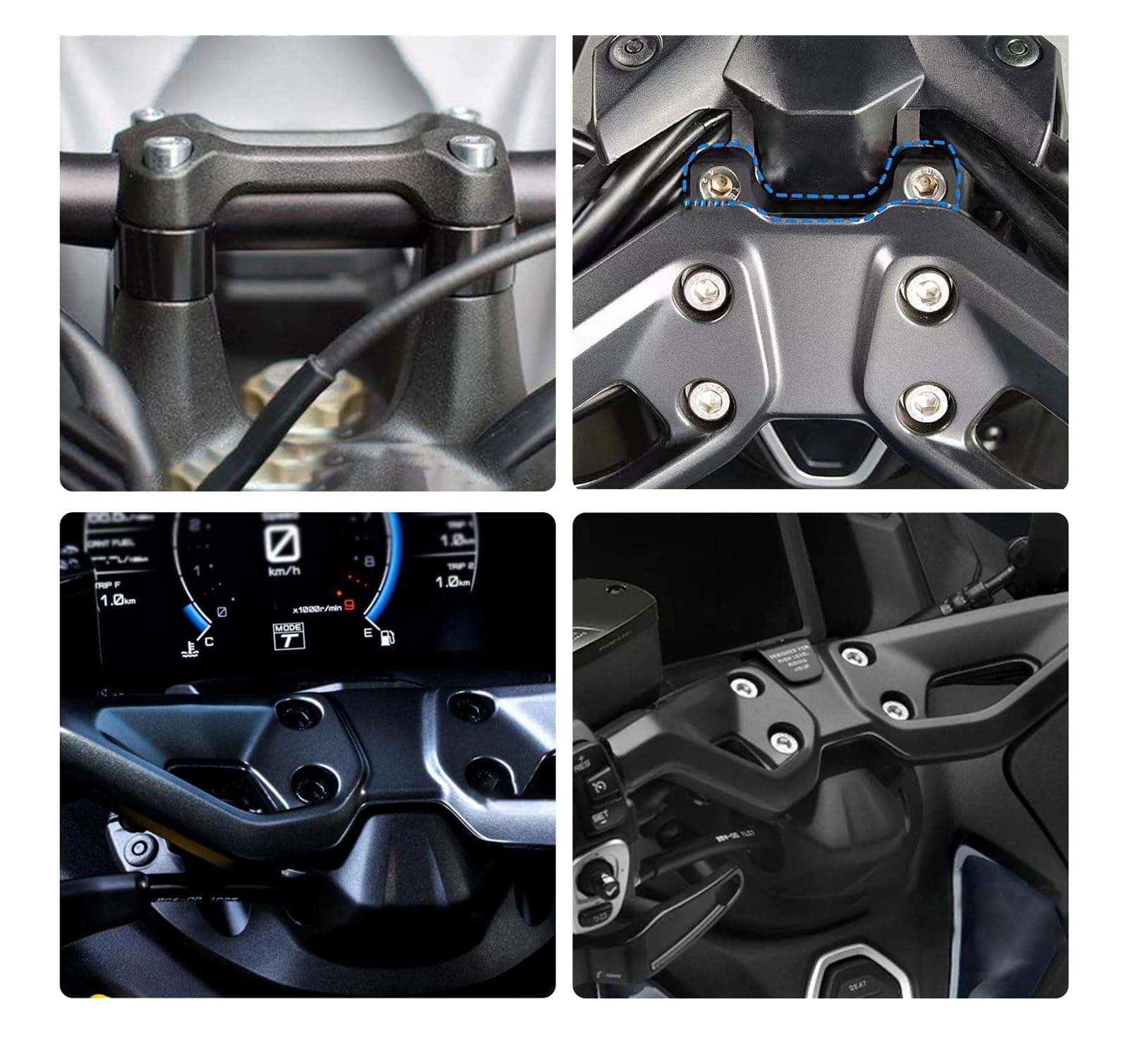 Riser Manubrio Per Moto Per TMAX 560 T-MAX560 TMAX560 T-MAX 560 2022 2023 2024 Riser Per Manubrio Per Moto Riser Per Manubrio Morsetto Per Rialzo
