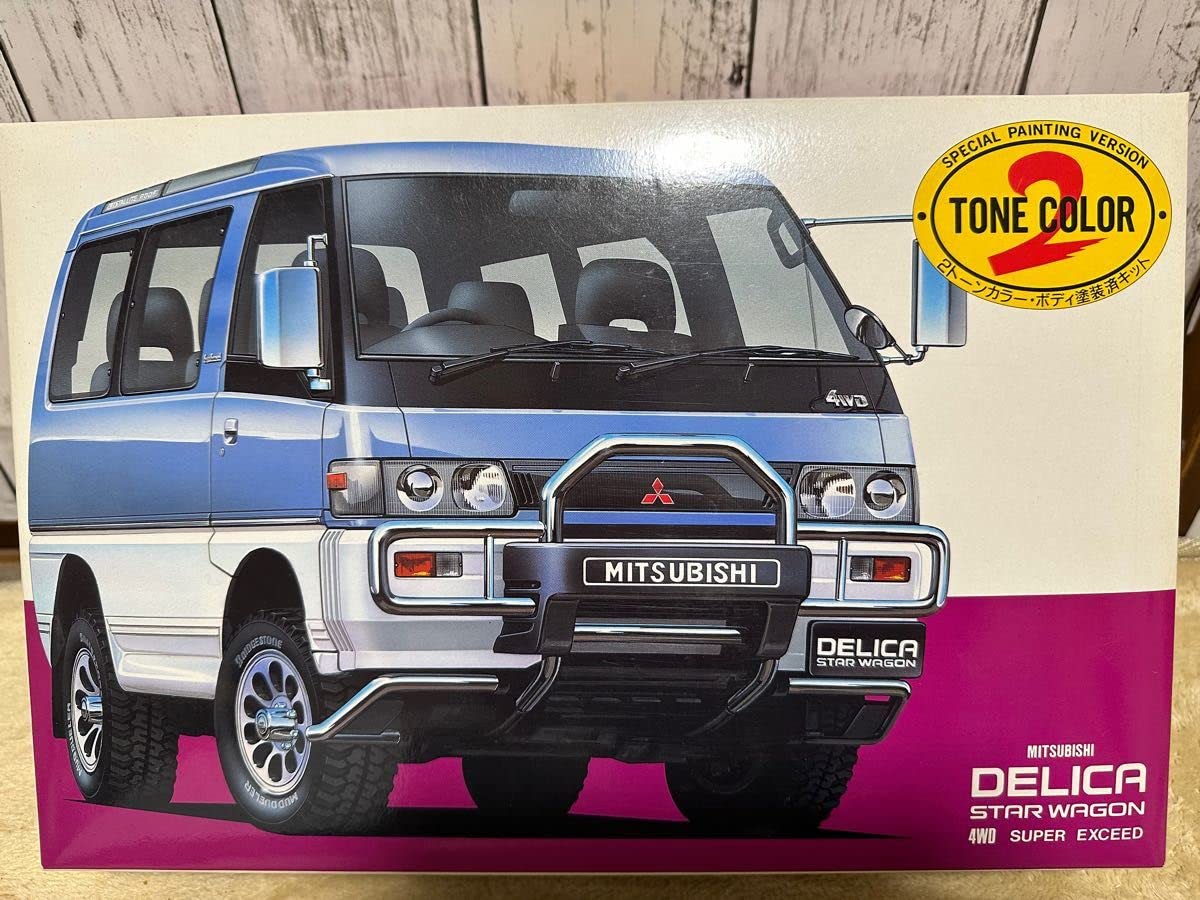 Amazon.co.jp: 未組立 アオシマ 1/24 プラモデル 2トーンカラー デリカ