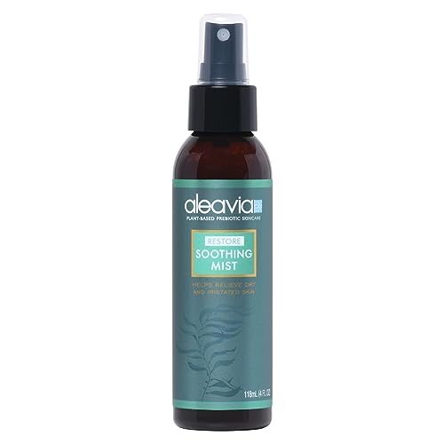 Aleavia Restore Soothing Mist – Fragrance-Free Organic & All-Natural Prebiotic, Restorative Spray – Nourish your Healthy Skin Microbiome – 4 oz.