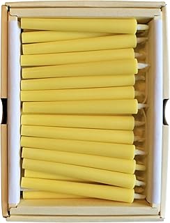 高澤ろうそく(Takazawa Rousoku) 仏前ろうそく イエロー 1.5号 40本入