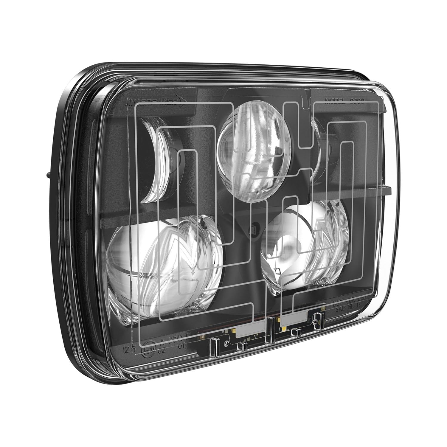 Amazon.com: J.W. SPEAKER 8910-Ev2 12/24V Dot/Ece Rht HTD Black