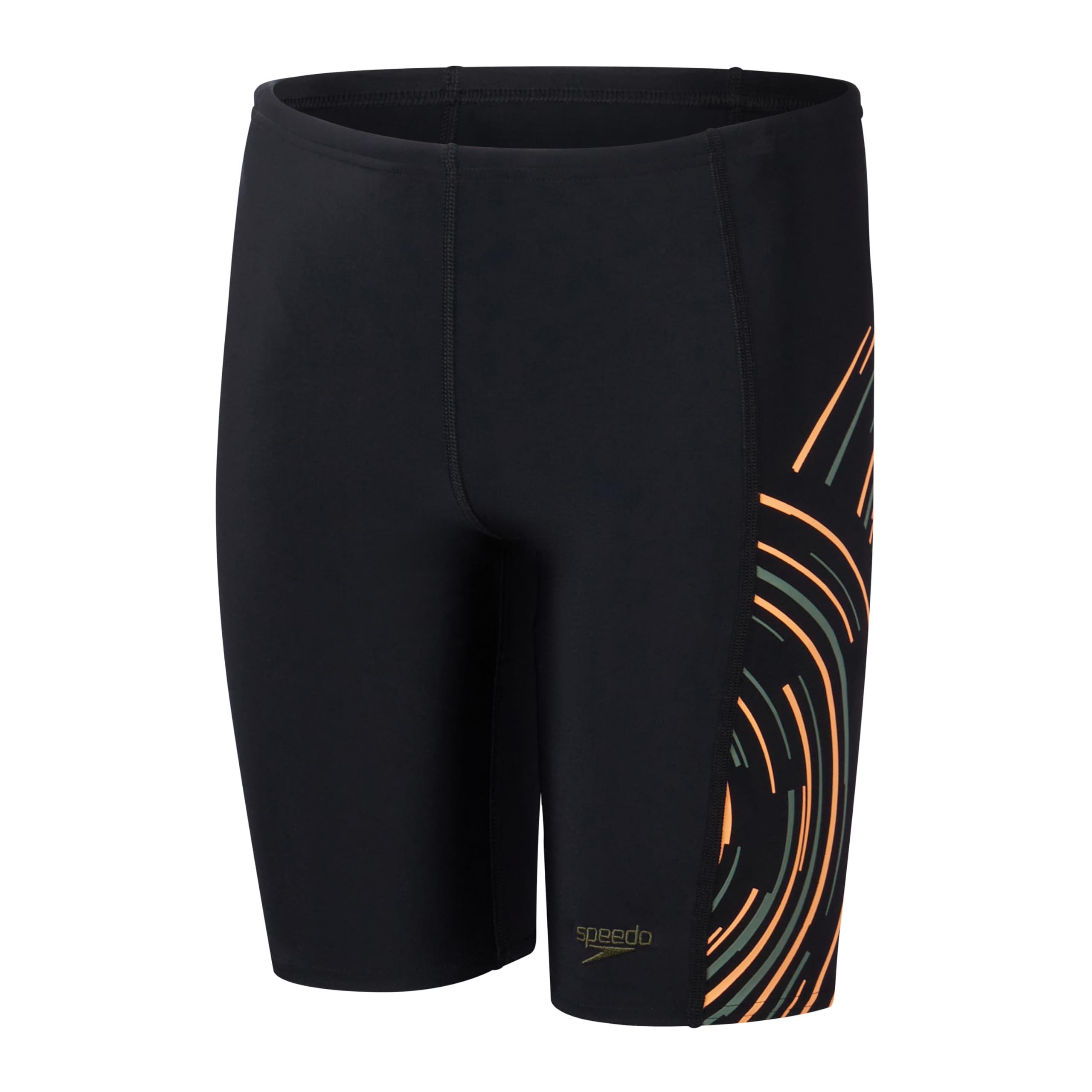 Speedo Plastisol Placement Jammer Maillot de bain pour garçon Noir/vert