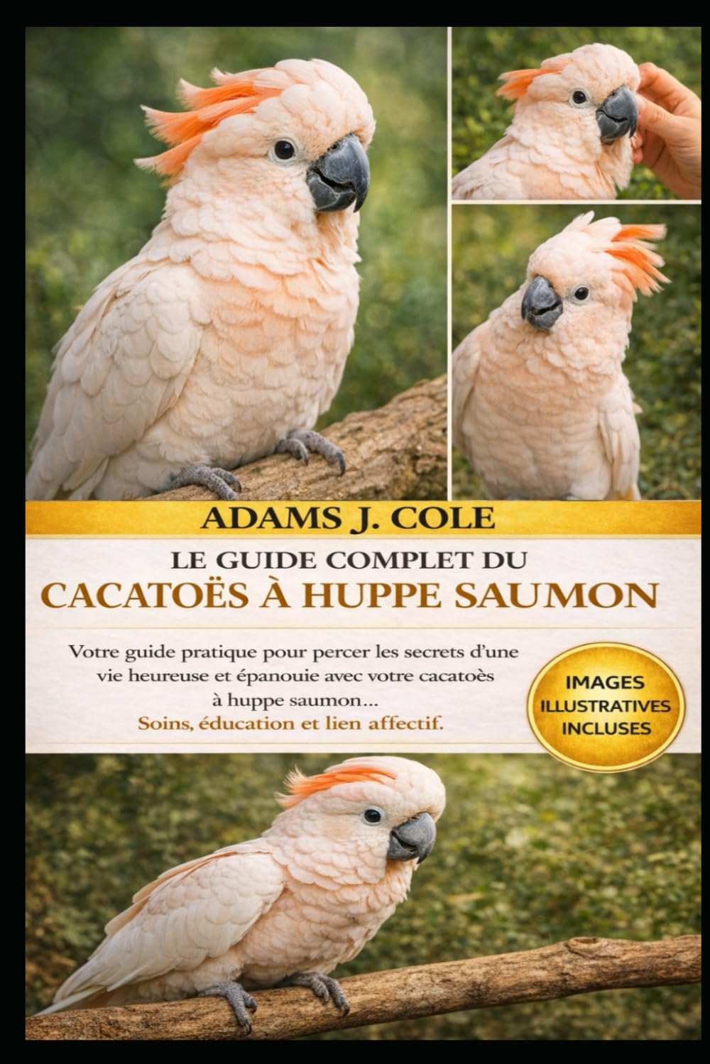 LE GUIDE COMPLET DU CACATOÈS À HÔPITE SAUMON: Votre guide pratique pour percer les secrets d'une vie heureuse et épanouie avec votre cacatoès à huppe saumon... Soins, éducation et lien affectif.