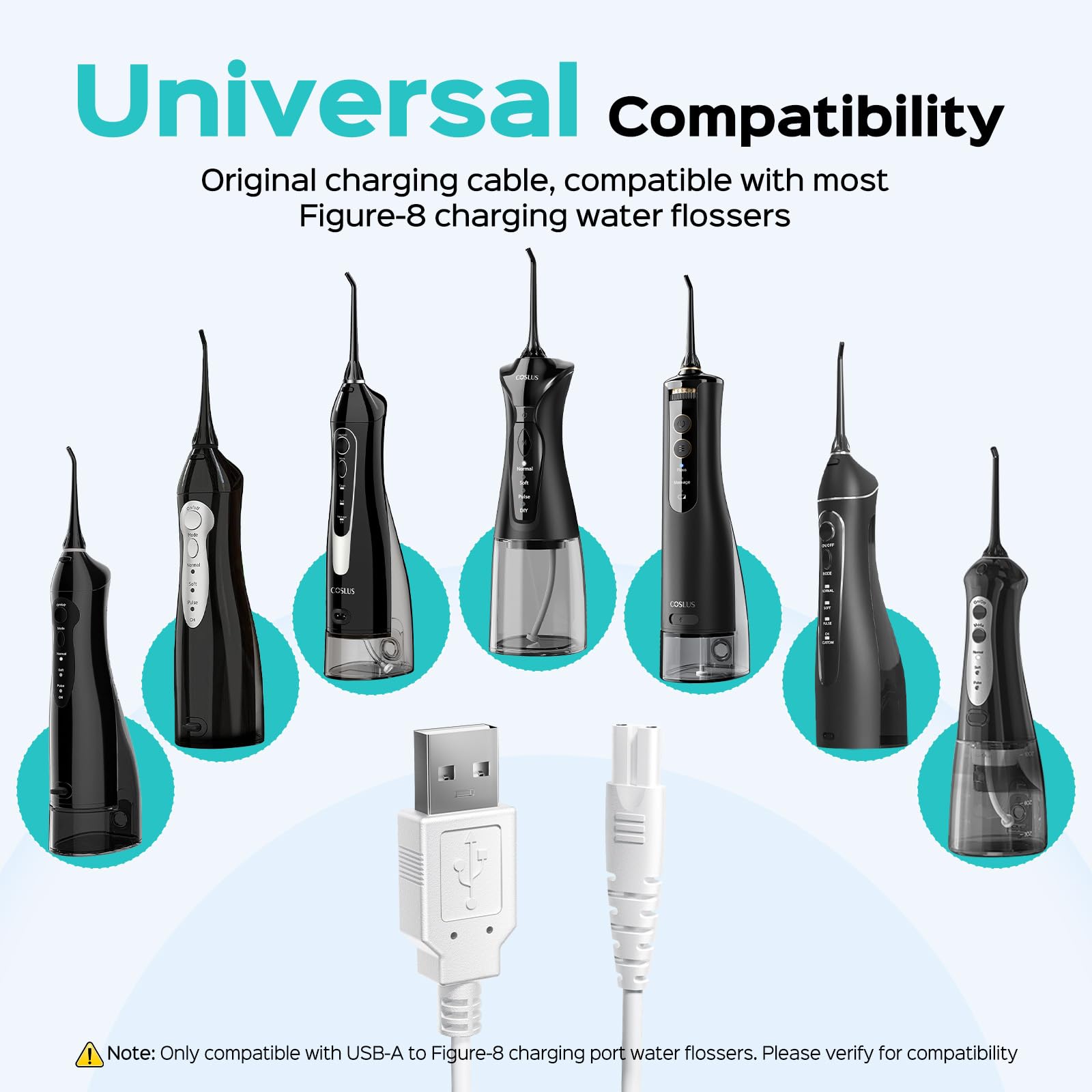 Coslus water flosser charging port rubber bung removal