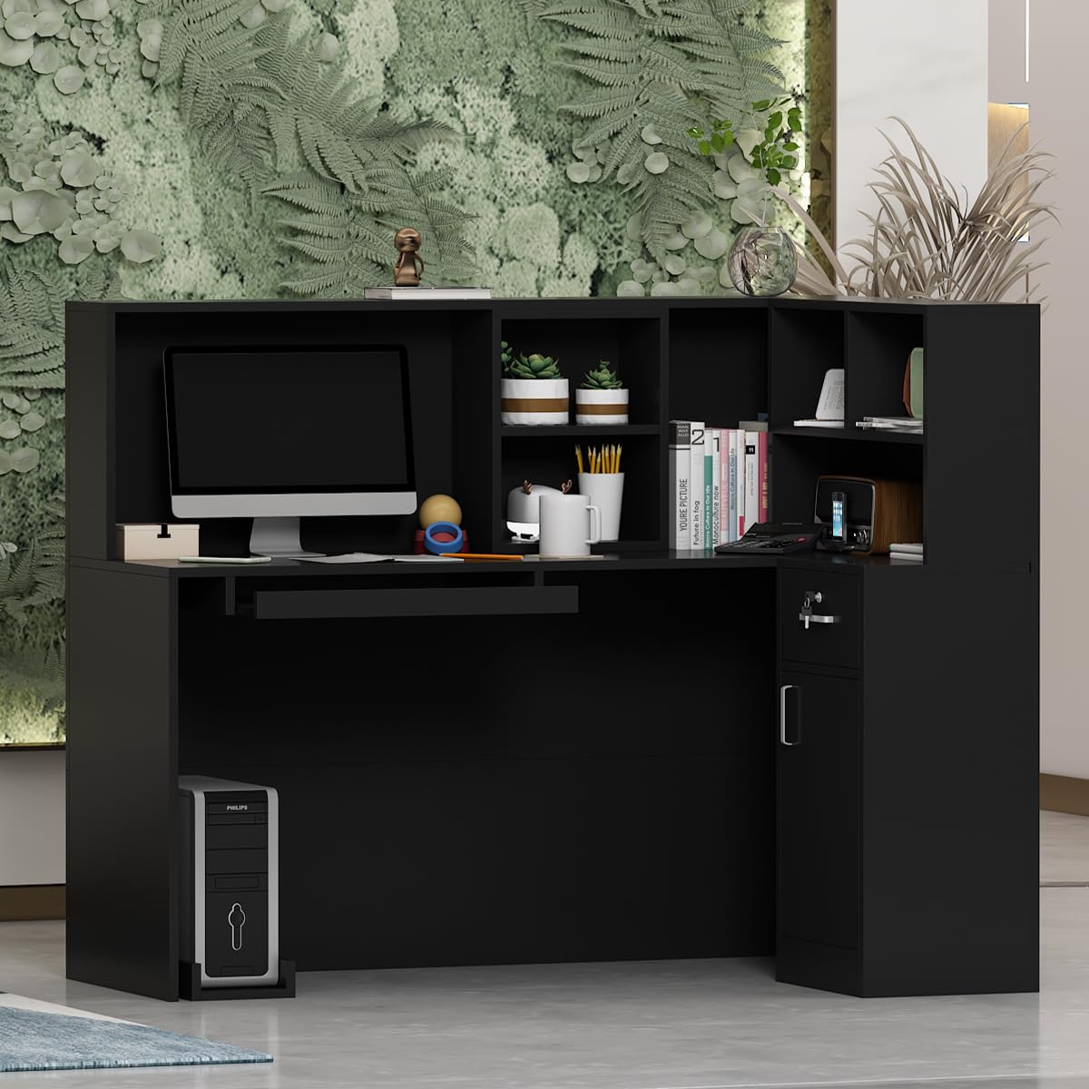 Comptoir De Réception, Table De Réception Avec Tablette D