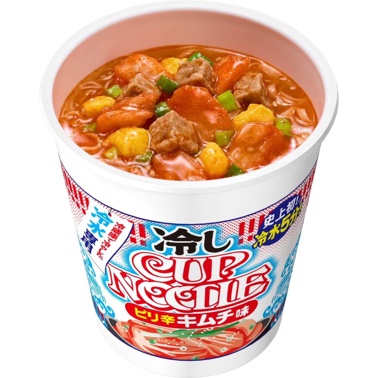 Amazon.co.jp: カップヌードル 冷しカップヌードル ピリ辛キムチ味 60g