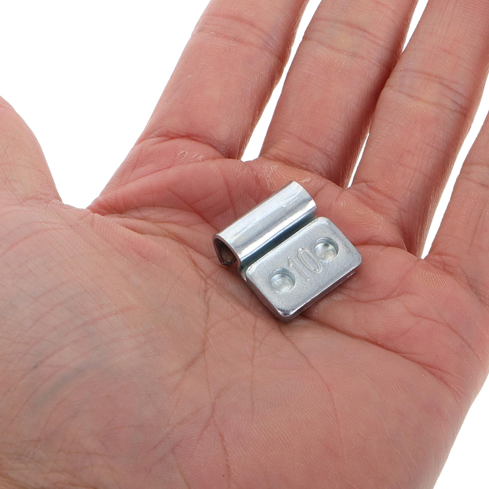Kit Pesi per Bilanciamento Pneumatici Auto 100 Pezzi in Ferro e Acciaio Clip per Cerchi in Lega Adatto a Riparazione e Guida Sicura
