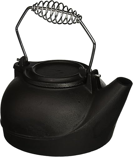 Panacea Products 15321 Humidificador para chimenea, con diseño de pava., hierro-fundido, Negro, 1