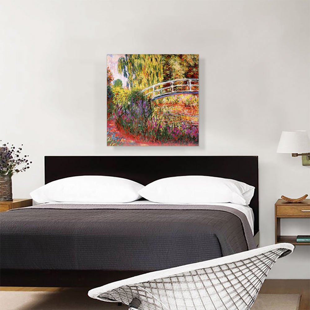 Amazon.co.jp: ARTCANVAS The Japanese Bridge - 睡蓮の池