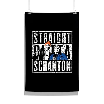 Epic Stuff - The Office - Straight Outta Scranton Design A3 Wall Poster (Without Frame) - Best Gifts For The Office Fans/The Office Fandom/Great Accessory For Home & Decor