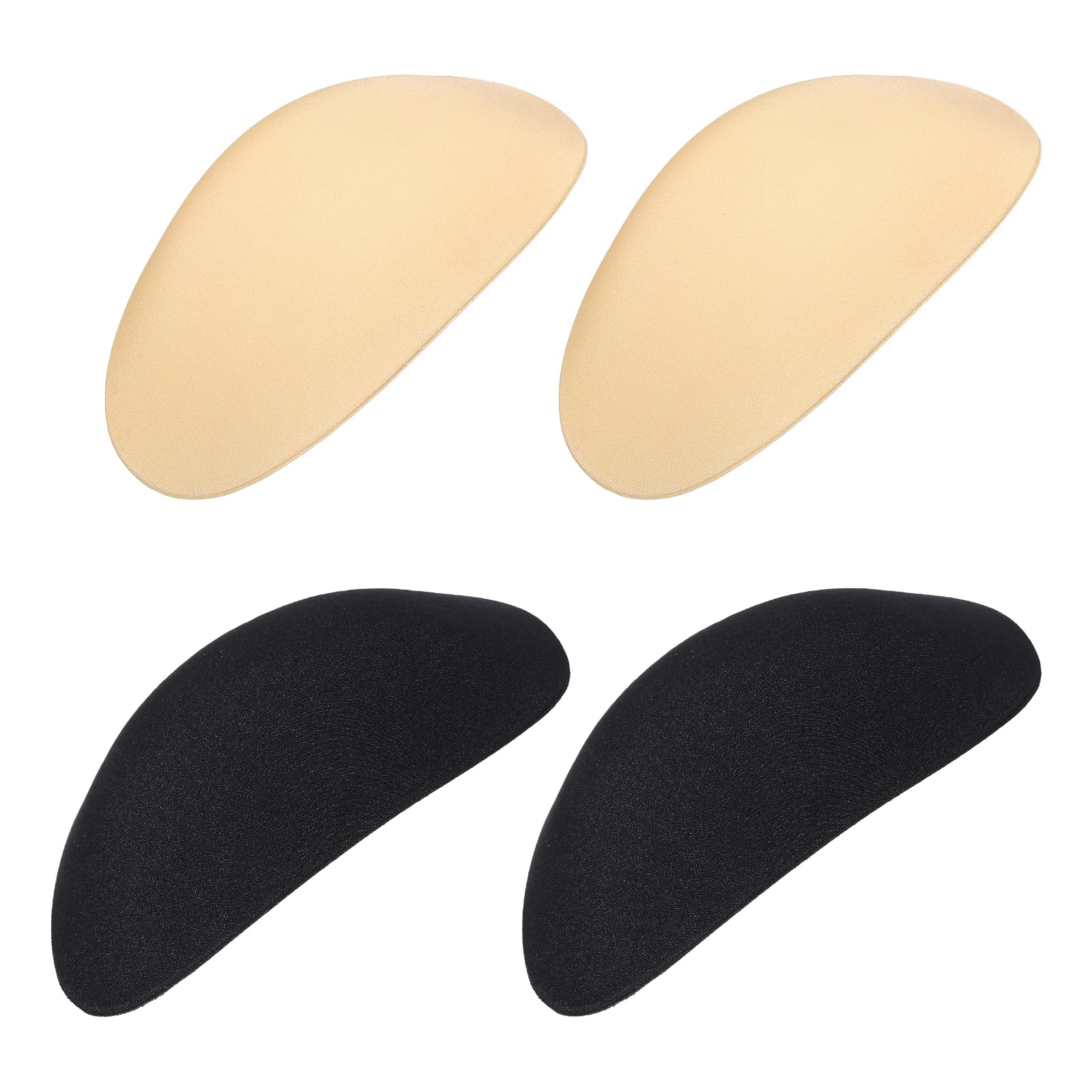 PATIKIL Silicone Shoulder Pads for Women 2 works Shoulder Pads for Women Clothing Costume Shoulder Pads Skin Reusable Anti-Slip Invisible Sponge