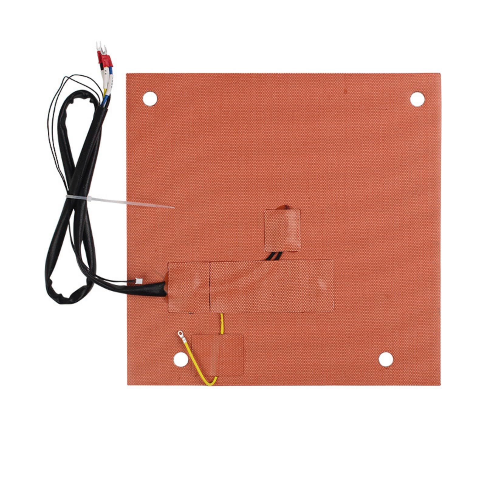 Cama de nailon con cabeza de hoja de calefacción para mayor durabilidad y calentamiento rápido para impresoras 3D, solución de calefacción de camping