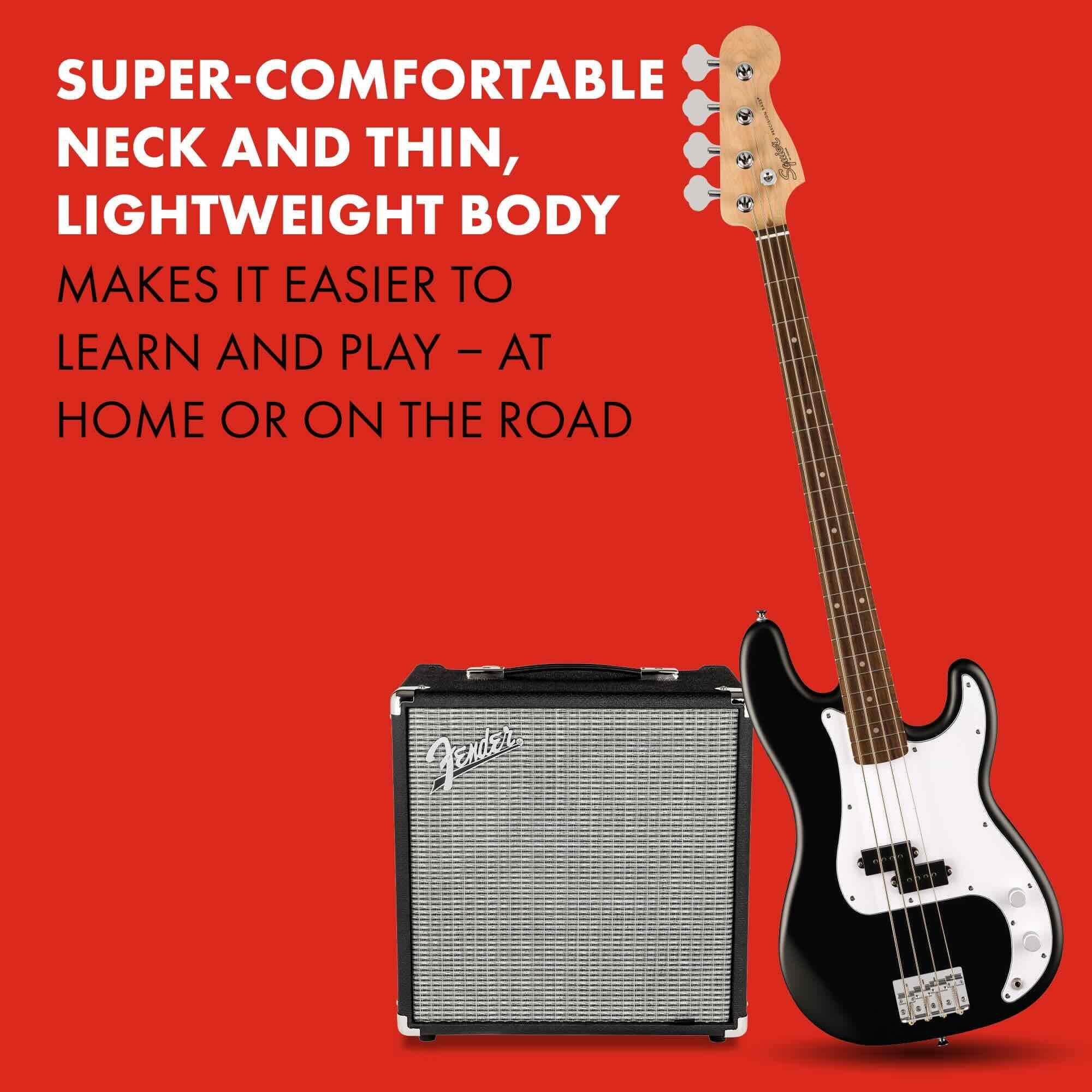 Amazon.com: Fender Squier Debut Series Precision Bass Guitar