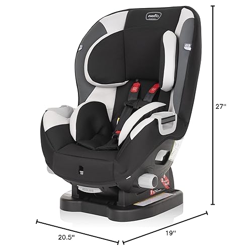 Miniatura 10 de Evenflo Triumph LX Asiento Convertible de auto Charleston Negro