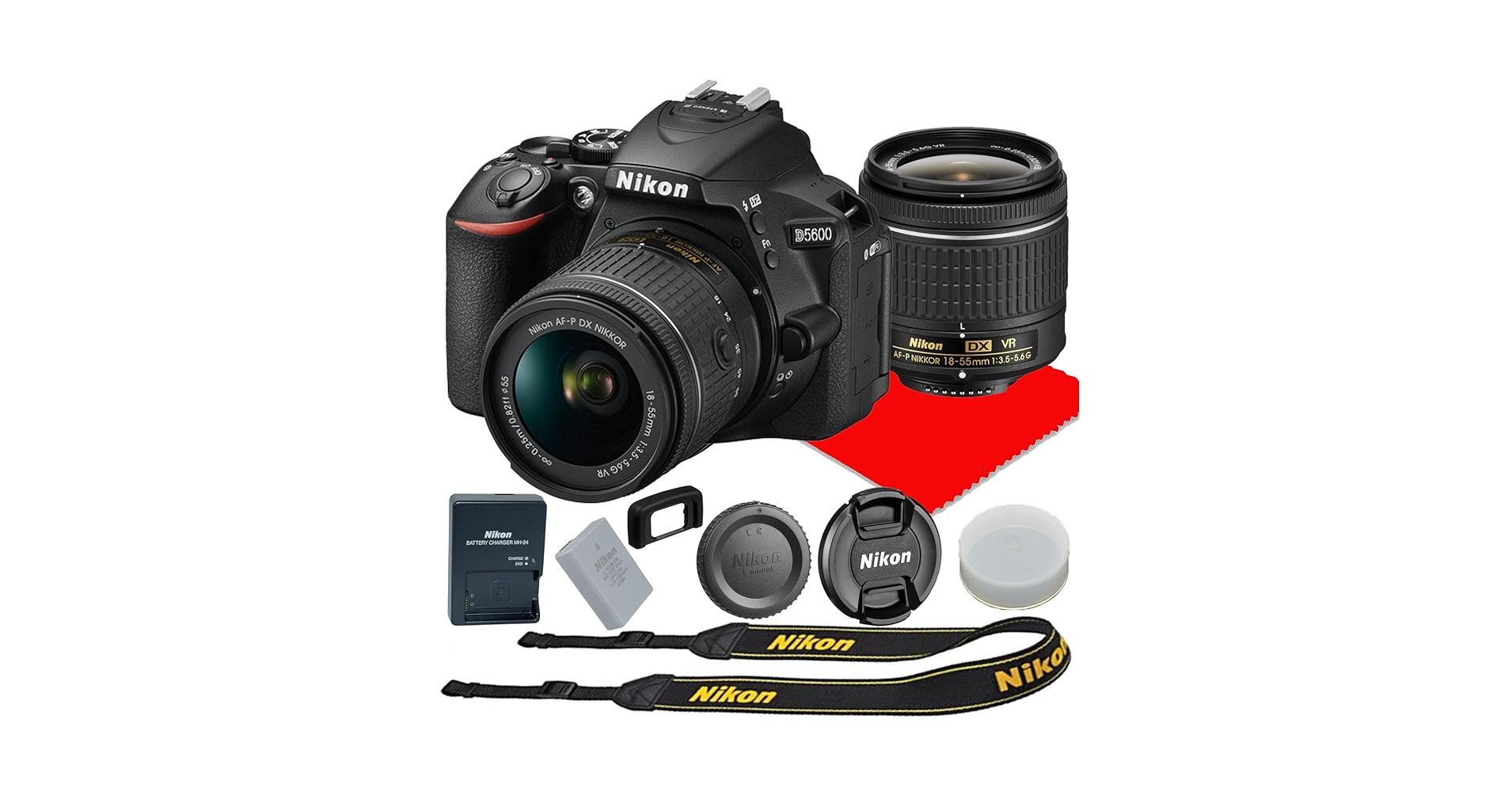 Amazon.com : Nikon D5600 DSLR Camera with Nikon AF-P DX